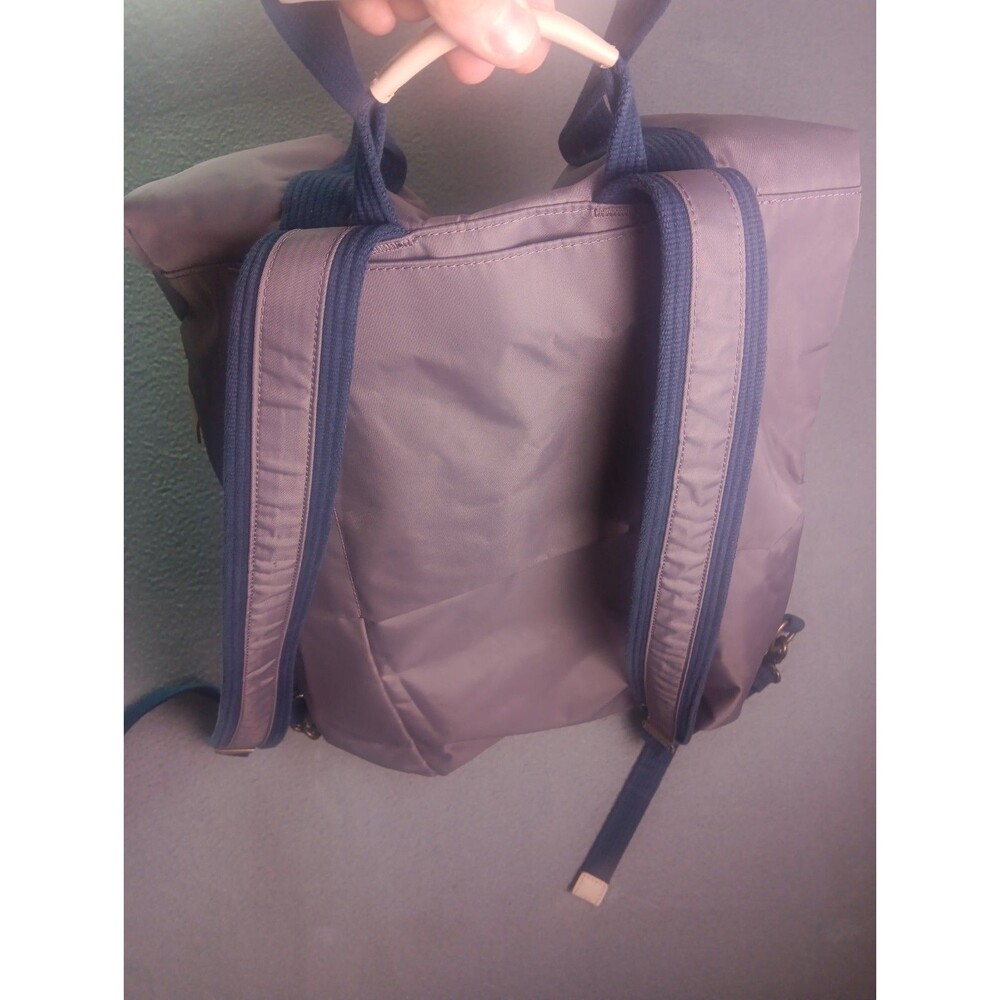 Timbuk2 Alamo Convertible Nylon Backpack Tote Blue Gray Color Block- EUC - Picture 11 of 11